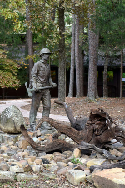 The final Wildland Firefighter Memorial display in honor of Jim Burnett.
